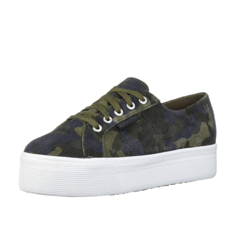 Superga Suecamow Platform Low-Top Sneakers